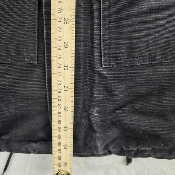 Vintage Carhartt Chore Jacket CO3 BLK Snap Hood USA Men’s Size 54 Tall - Picture 11 of 12